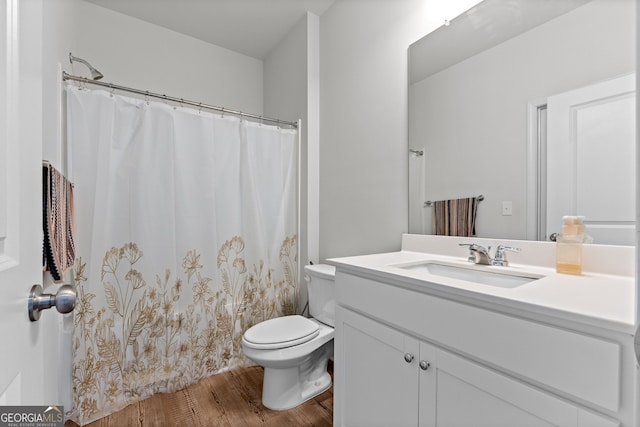 133 Bastian Rd, Mcdonough, GA 30252 - bathroom with wood finished floors and vanity