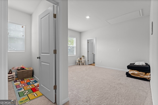 133 Bastian Rd, Mcdonough, GA 30252 - playroom with attic access, carpet flooring, and recessed lighting