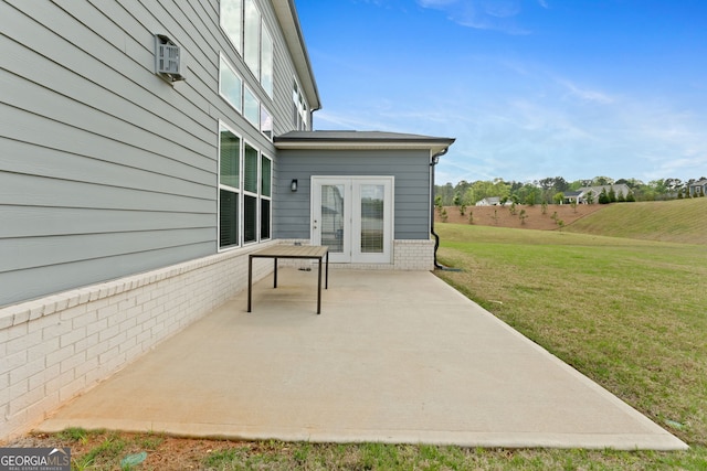133 Bastian Rd, Mcdonough, GA 30252 - view of patio featuring french doors