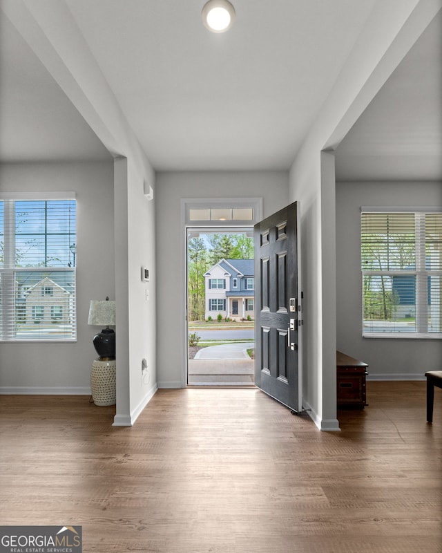 133 Bastian Rd, Mcdonough, GA 30252 - foyer entrance with wood finished floors and baseboards