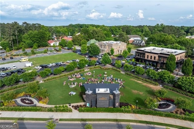 715 Saybeck Way, Milton, GA 30004 - aerial view of a heavily wooded area