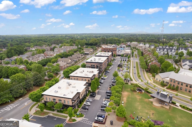 aerial view