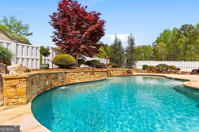 155 Duncans Mill Dr, Locust Grove, GA 30248 - view of pool featuring a fenced backyard and a fenced in pool