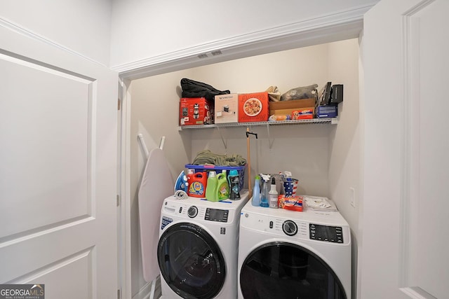 3323 Owl Creek Pkwy, Acworth, GA 30102 - washroom with separate washer and dryer