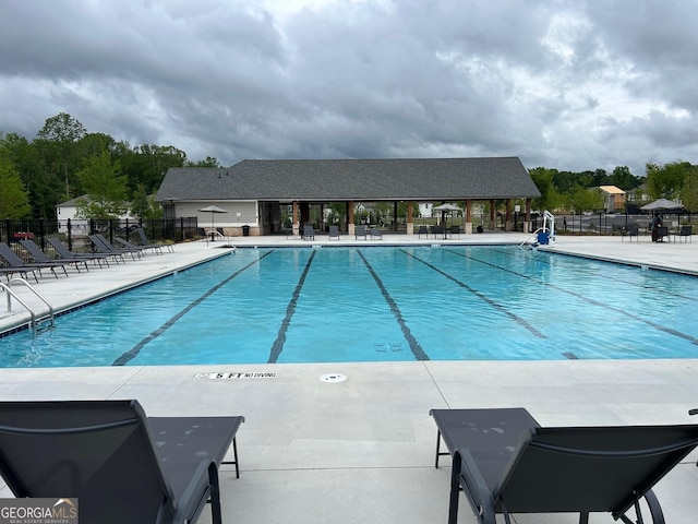 3323 Owl Creek Pkwy, Acworth, GA 30102 - community pool featuring fence and a patio area