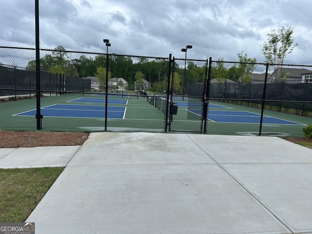 3323 Owl Creek Pkwy, Acworth, GA 30102 - view of tennis court featuring fence