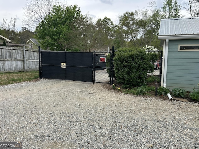 6121 N Main St SE, Acworth, GA 30101 - view of gate featuring fence