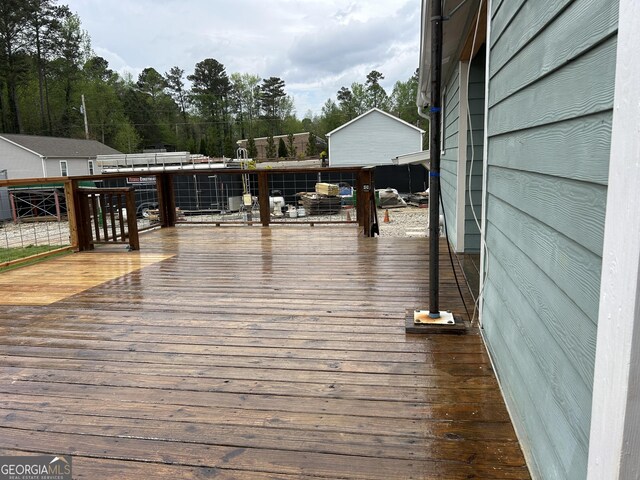 6121 N Main St SE, Acworth, GA 30101 - view of wooden terrace