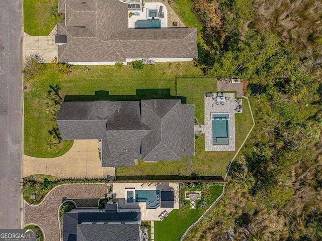 123 E Commons Dr, Saint Simons, GA 31522 - aerial view of property and surrounding area
