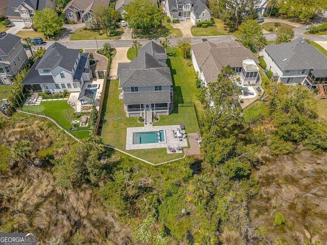 123 E Commons Dr, Saint Simons, GA 31522 - aerial view of property's location featuring nearby suburban area