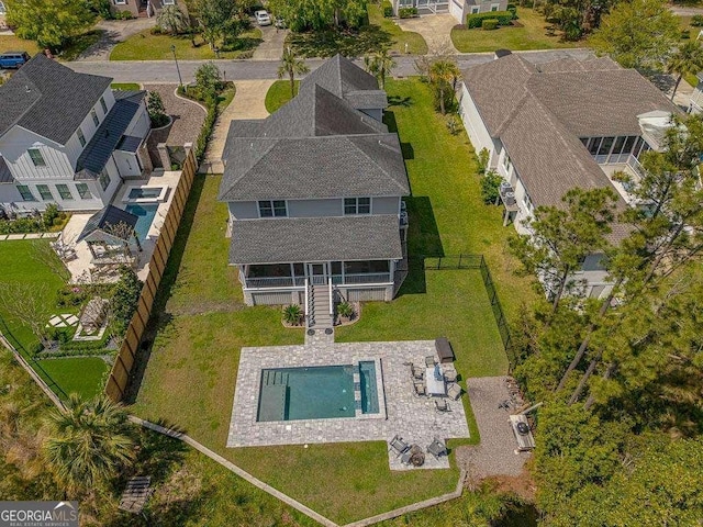 123 E Commons Dr, Saint Simons, GA 31522 - view of property location with nearby suburban area