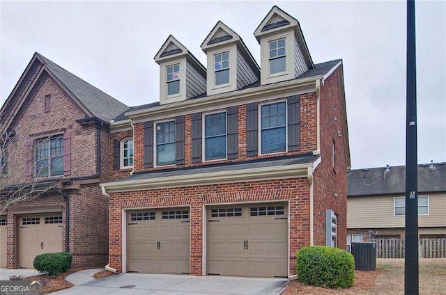 4854 Allston Ln, Peachtree Corners, GA 30092 - view of front of property featuring a garage and brick siding