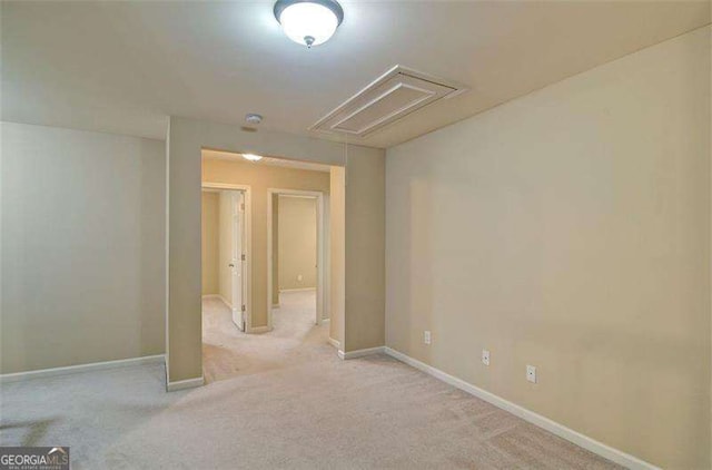 4854 Allston Ln, Peachtree Corners, GA 30092 - carpeted empty room with attic access and baseboards