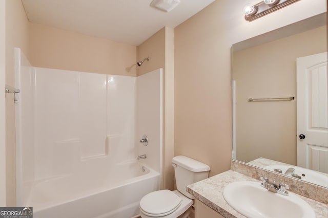 174 Livingston Ct, Winder, GA 30680 - bathroom featuring vanity and shower / bath combination
