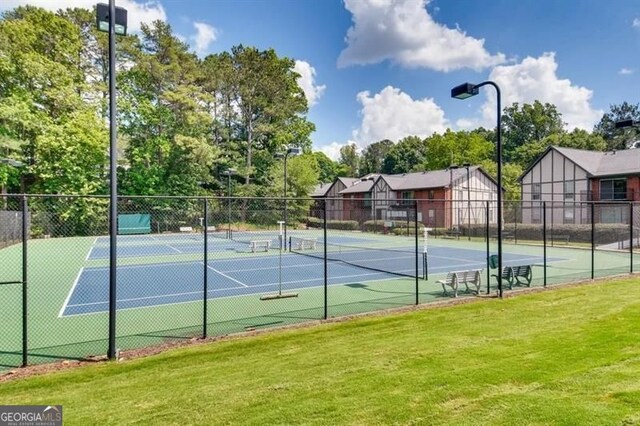 6851 Roswell Rd Unit A-12, Atlanta, GA 30328 - view of tennis court
