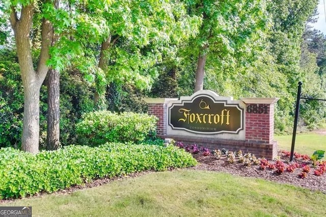 6851 Roswell Rd Unit A-12, Atlanta, GA 30328 - community / neighborhood sign with a yard