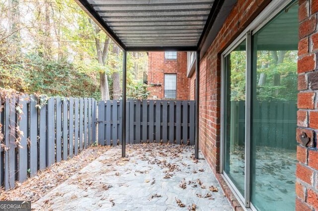 6851 Roswell Rd Unit A-12, Atlanta, GA 30328 - view of fenced backyard