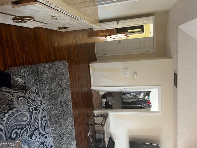 living room featuring visible vents