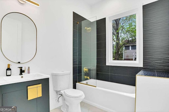 1598 Athens Ave SW, Atlanta, GA 30310 - bathroom featuring vanity,  shower combination, and tile patterned flooring