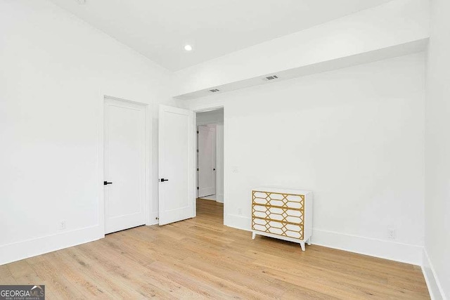 1598 Athens Ave SW, Atlanta, GA 30310 - unfurnished bedroom with light wood finished floors and recessed lighting