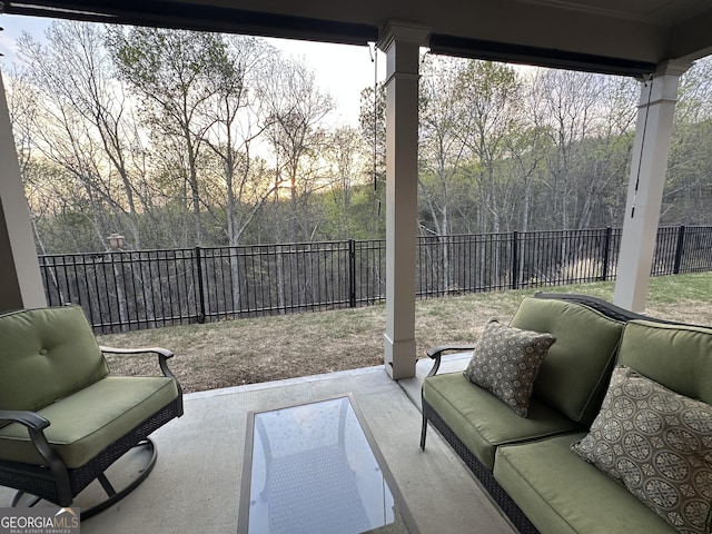 432 Horizon Trl, Canton, GA 30114 - view of patio with a view of trees