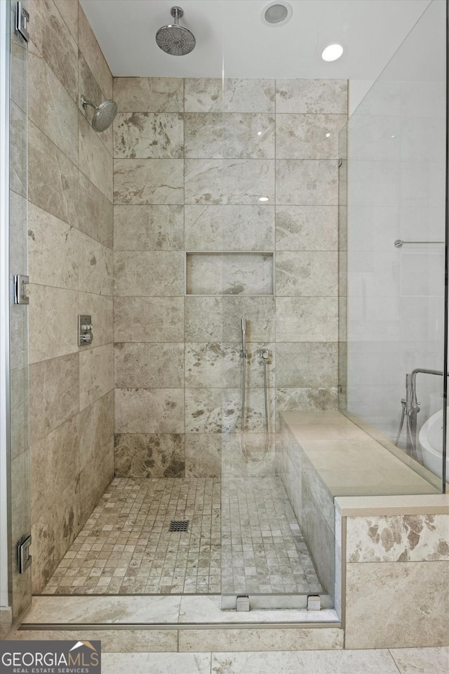 1337 Grey Fox Ct NE Unit 7, Atlanta, GA 30306 - bathroom with a shower stall