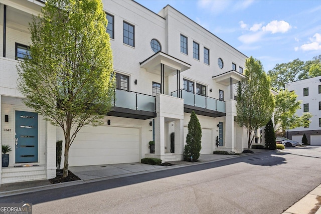 1337 Grey Fox Ct NE Unit 7, Atlanta, GA 30306 - view of front of house with driveway and brick siding