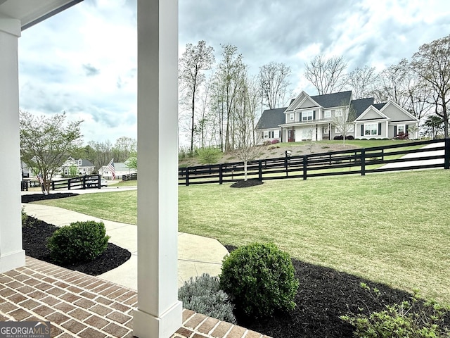 305 Red Gate Ln, Canton, GA 30115 - view of yard with fence