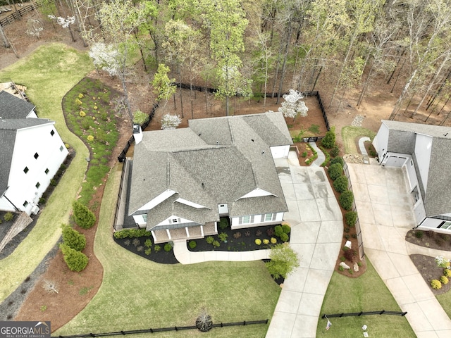 305 Red Gate Ln, Canton, GA 30115 - aerial view