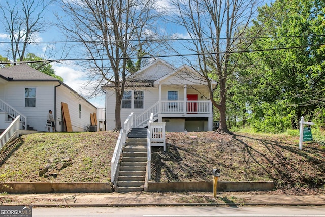 944 Joseph E Boone Blvd NW, Atlanta, GA 30314 - view of front of property featuring stairway and central air condition unit
