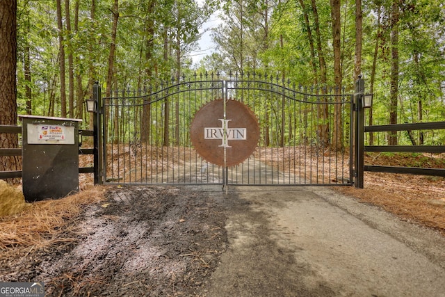 view of gate