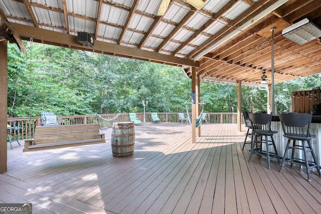 view of deck