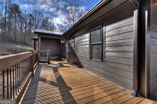 2380 Murphy Hwy, Mineral Bluff, GA 30559 - view of wooden terrace
