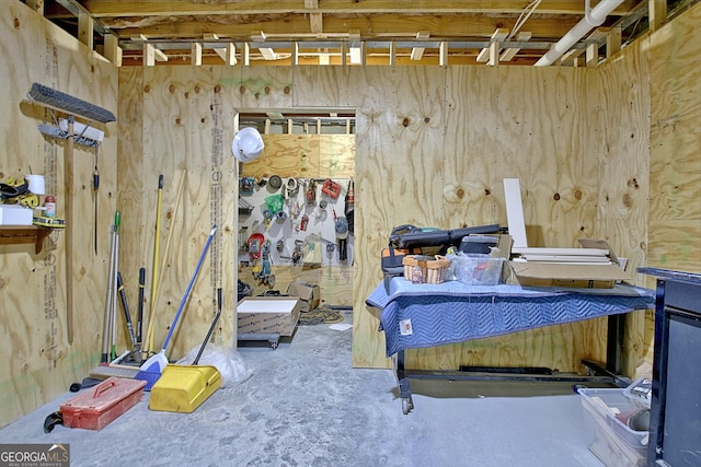 53 Gordon Manor Ct, Senoia, GA 30276 - bedroom featuring concrete floors