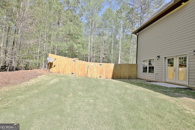 53 Gordon Manor Ct, Senoia, GA 30276 - view of yard featuring a gate and french doors