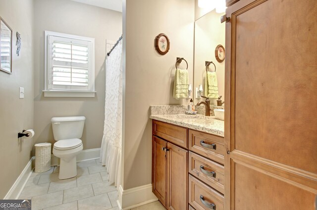 53 Gordon Manor Ct, Senoia, GA 30276 - bathroom featuring vanity and tile patterned floors