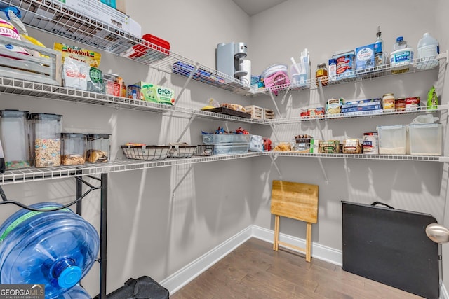 view of pantry
