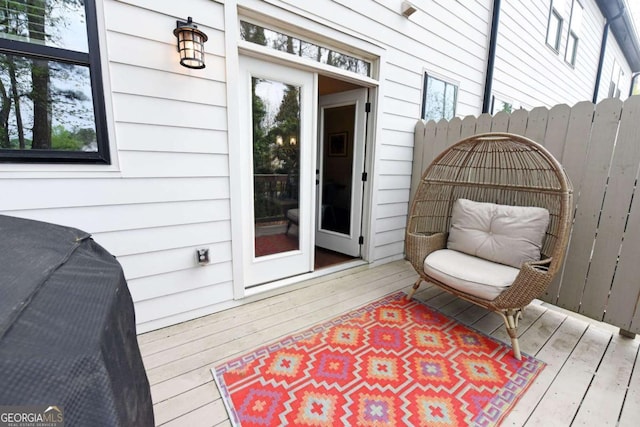 1494 Addison Pl, Decatur, GA 30033 - view of deck