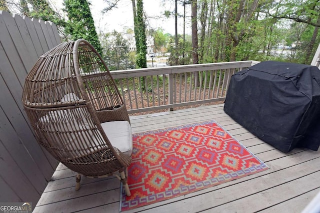 1494 Addison Pl, Decatur, GA 30033 - view of wooden deck