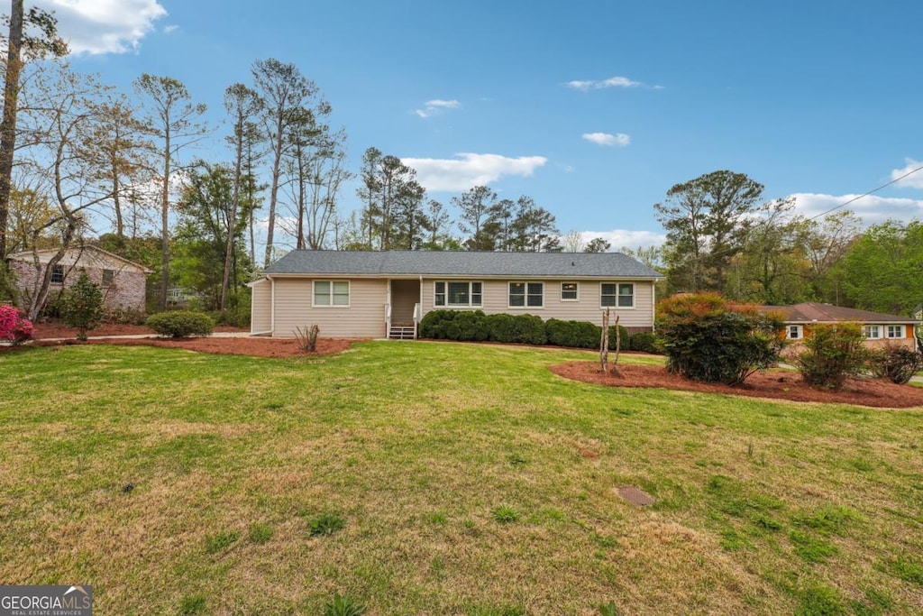 4151 Valley Wood Dr NW, Marietta, GA 30064 - ranch-style home with a front yard