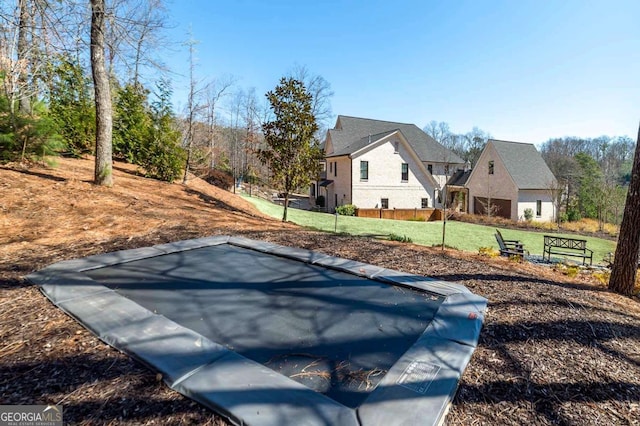exterior space featuring a yard