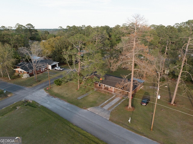 aerial view
