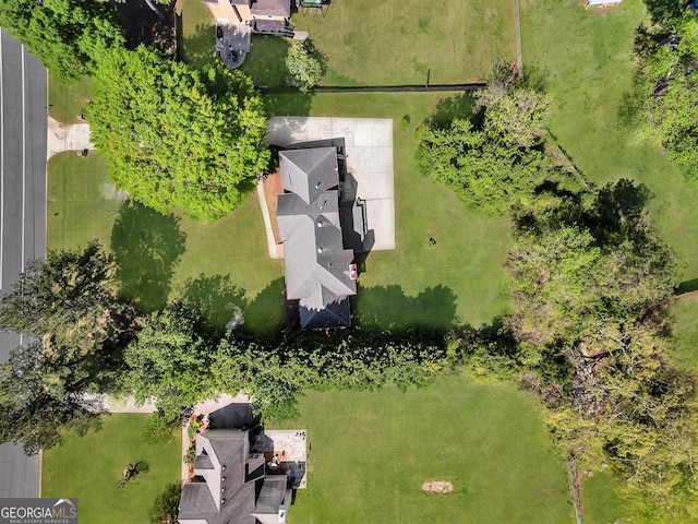 aerial view of residential area