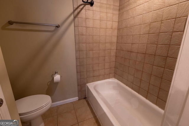 177 Amherst Pl NW, Atlanta, GA 30327 - bathroom with tile patterned flooring, toilet, and baseboards