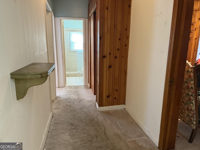 corridor with carpet