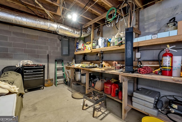 80 Lake Forest Ct, Lakemont, GA 30552 - storage room featuring electric panel