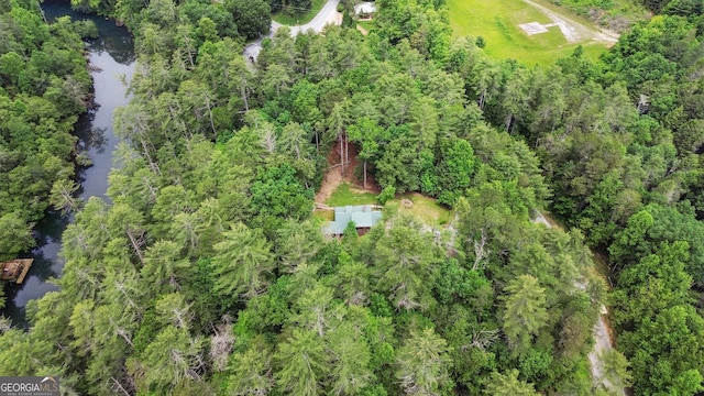 80 Lake Forest Ct, Lakemont, GA 30552 - aerial overview of property's location with a large body of water