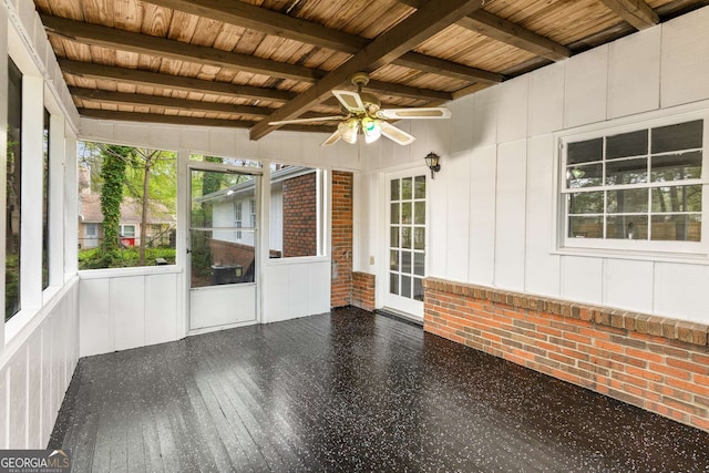 2694 Hickory Valley Dr, Snellville, GA 30078 - view of patio with a ceiling fan
