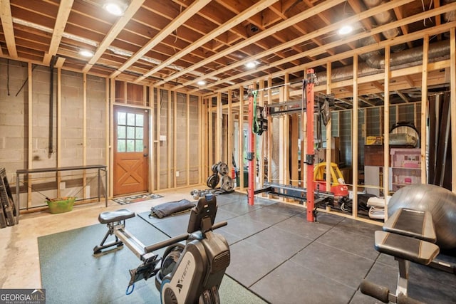 6695 Woodstock Rd, Acworth, GA 30102 - view of exercise area
