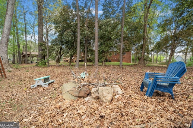 6695 Woodstock Rd, Acworth, GA 30102 - view of yard